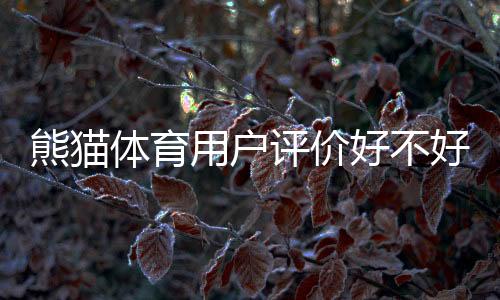 熊猫体育用户评价好不好？真实口碑与优缺点全面解析