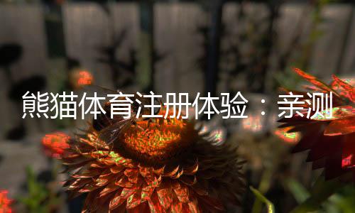 熊猫体育注册体验：亲测注册流程、实名认证与新手福利全攻略