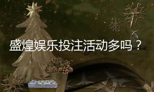 盛煌娱乐投注活动多吗?资深玩家揭秘平台特色与福利
