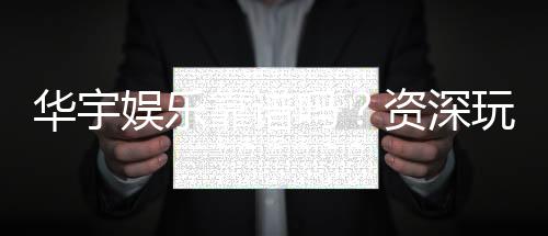 华宇娱乐靠谱吗?资深玩家带你揭秘真实体验