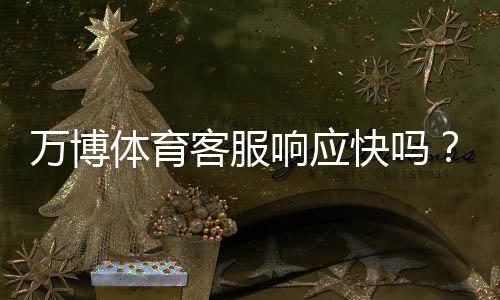 万博体育客服响应快吗?真实体验测评与快速联系攻略
