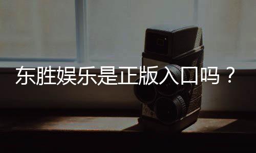 东胜娱乐是正版入口吗?揭秘平台资质与安全玩法指南
