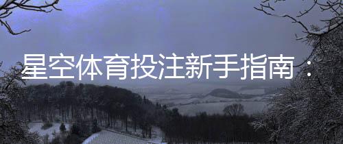 星空体育投注新手指南:平台评测、注册充值流程与实用投注技巧