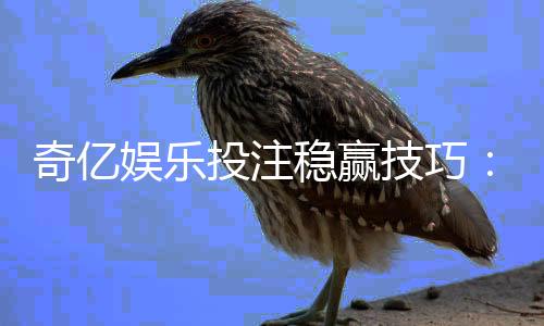 奇亿娱乐投注稳赢技巧:掌握三大策略轻松提升胜率