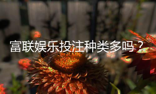 富联娱乐投注种类多吗？一篇文章带你了解所有游戏选项