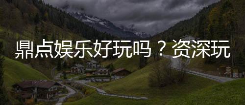 鼎点娱乐好玩吗？资深玩家带你揭秘真实体验与赢钱技巧