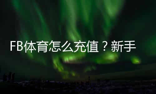 FB体育怎么充值？新手快速充值步骤图文教程支付方式与安全注意事项