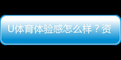 U体育体验感怎么样？资深玩家分享真实使用感受与技巧