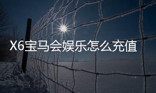 X6宝马会娱乐怎么充值?详细充值步骤与优惠活动解析